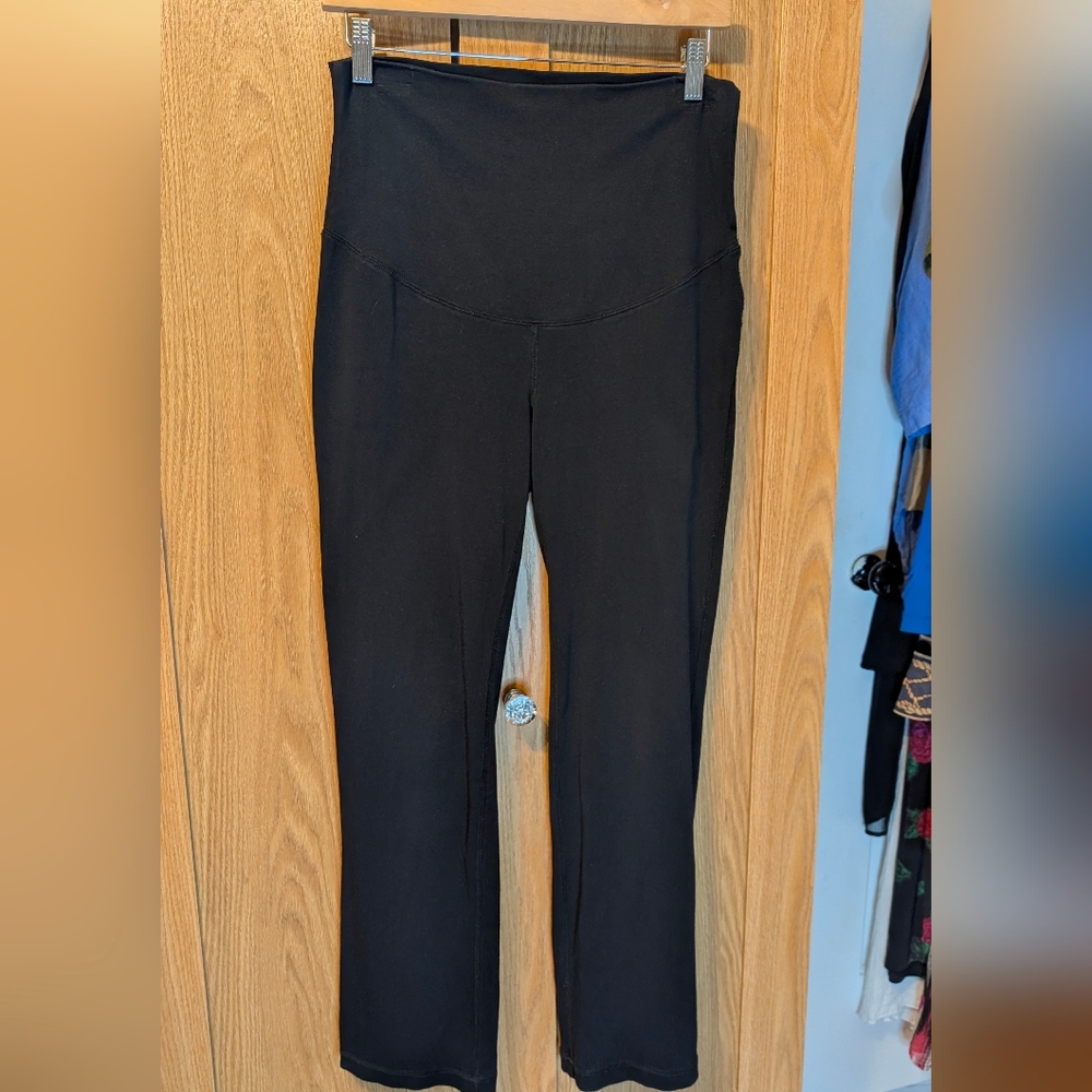 Thyme Maternity Black Maternity Leggings